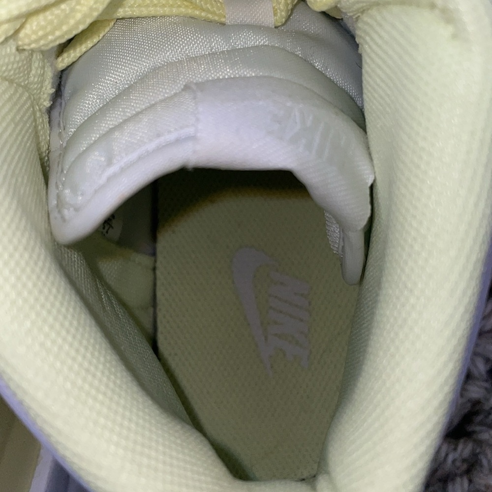 Nike Dunk High up rebel yellow sneakers shoes - Picture 7 of 11